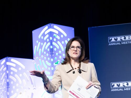 Ann Brach presenting at the 2026 TRB Annual Meeting