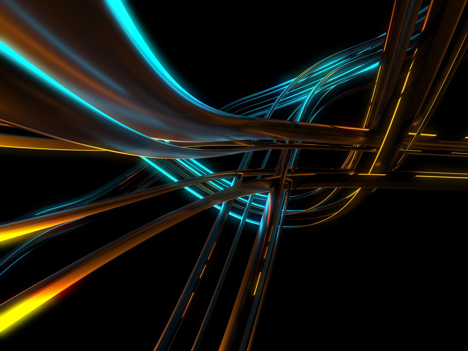 Abstract Futuristic Background with Lines Stripes