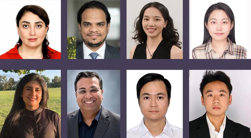 The 8 winners  Fatemeh Banani Ardecani, Mohamed Suhoothi Abdul Careem, Yihan Chen , Jimin Choi, Murryam Hafeez, Rajrup Mitra, Ninh Nguyen, Jialong Sun