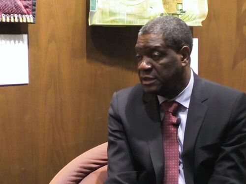Dr. Denis Mukwege, founder and medical director of Panzi Hospital in the DRC, spoke to NAM members about attacks against healthcare professionals globally and the importance of supporting the work of medical professionals in conflict zones.