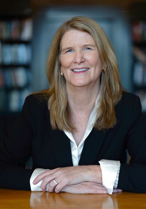 Headshot of Alison Purvis, Chief Development Officer. Photo taken at the National Academy of Sciences Building in Washington, D.C.