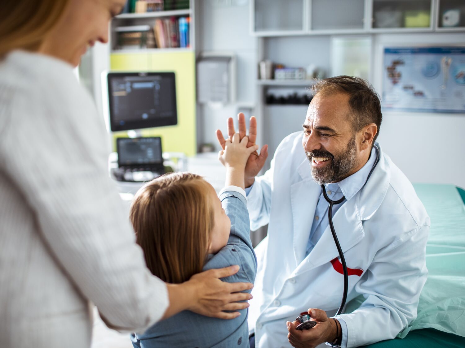 Medical Exam. Close up of a doctor using a stethoscope to check up on his patient. 

iStock-1184967263