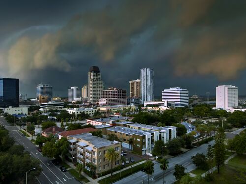 Storm Clouds Over St. Petersburg, Florida