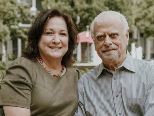 Azad M. Madni and his wife Carla