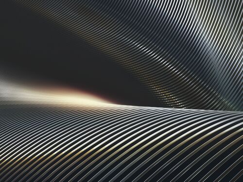 Abstract Metal Chrome