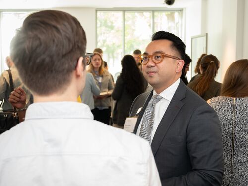 Enrico Castillo at an event.