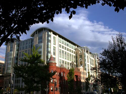 Front Exterior of the Keck Building