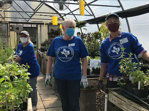 3 Montgomery County Master Gardeners.