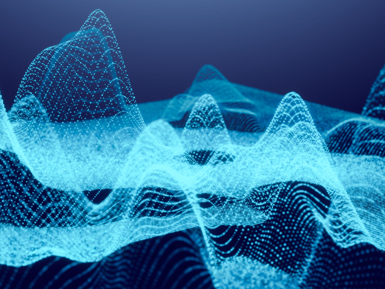 3d rendering futuristic Abstract background, Blue Motion Graphic digital design for Business science and Technology advertising