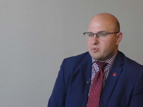 Shaza Elmahdi of the Sudanese American Physicians Association (SAPA) and Michael Payne of Physicians for Human Rights