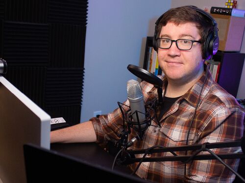 Social psychologist and podcaster Andy Luttrell, a 2024 winner of the Eric and Wendy Schmidt Awards for Excellence in Science Communications