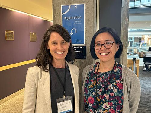 Rachel E. Gallery at the Sustainability Conference.