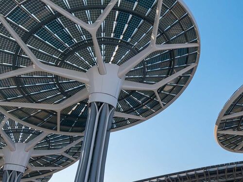 Expo City Dubai, venue for COP28; ©Stefan Tomic/iStock Unreleased via Getty Images