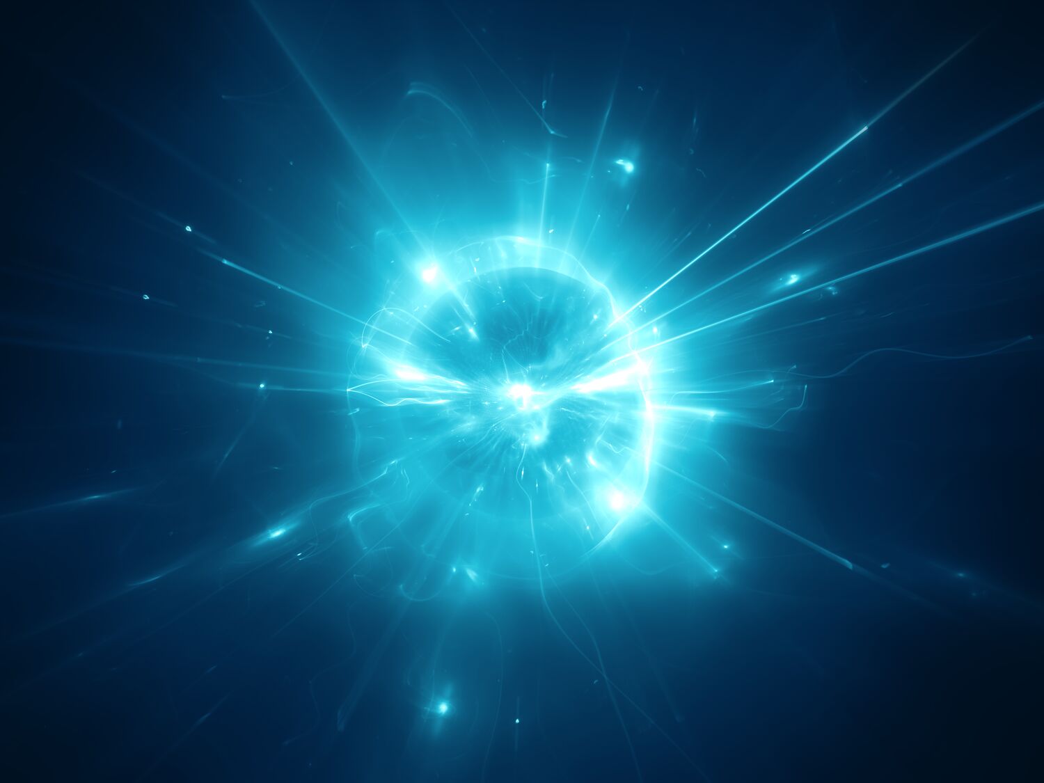 Abstract blurry explosion background