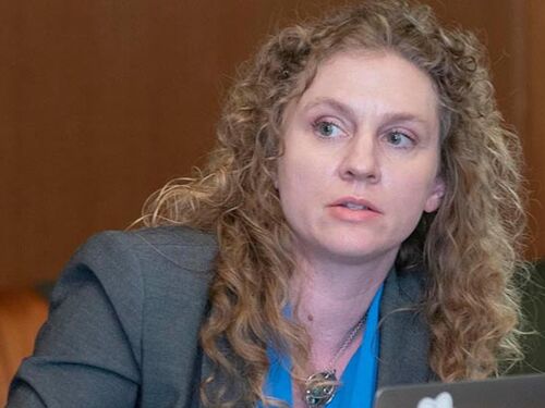 Close up of Steffi Diem.