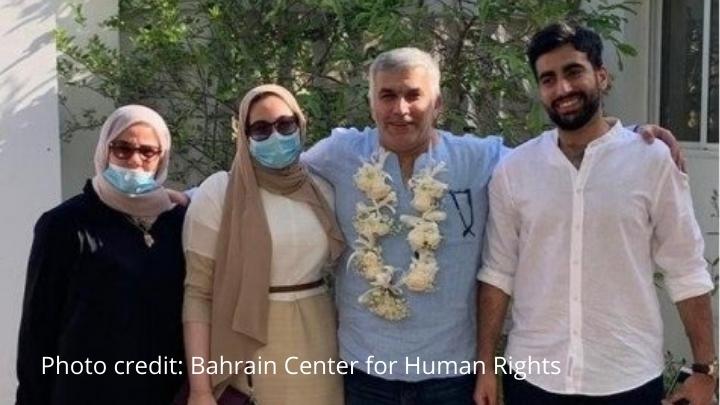 Nabeel posing with three individuals.