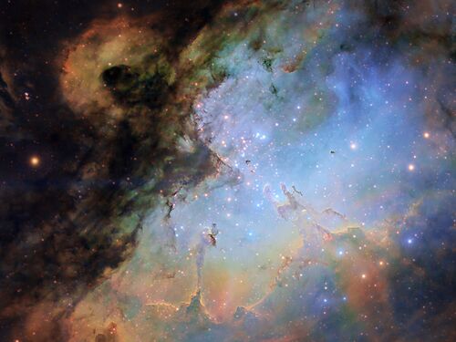 Eagle Nebula (M16 - Messier 16) SHO Palette