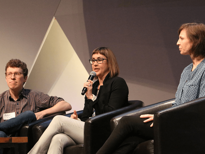 Kristy Roschke of ASU’s Walter Cronkite School of Journalism and Mass Communication responded to audience questions during MisinfoCon