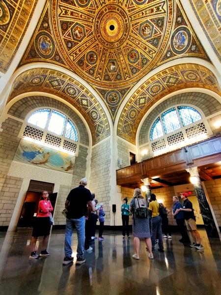 NAS building tours - Photo by Bill Sullivan, courtesy Cultural Programs of the National Academy of Sciences
