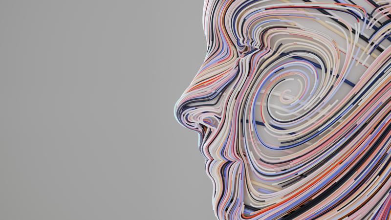 Human shape made of wires