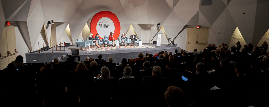 Science: Endless Frontier meeting held in the NAS building Auditorium