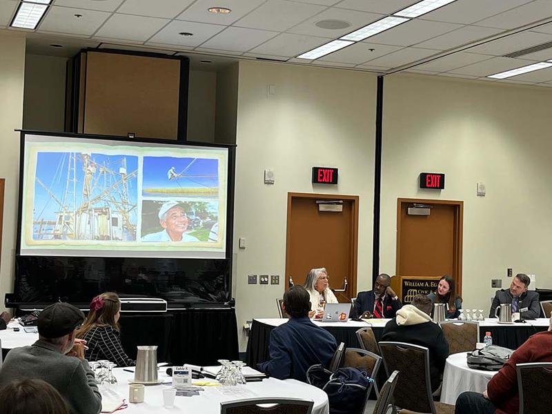 meeting in the conference room in Anchorage, Alaska