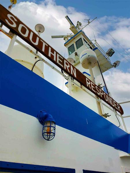 The Southern Responder is an Oil Spill Response Vessel currently homeported in Ingleside, TX. The Southern Responder is one of many response assets pre-positioned throughout the Gulf of Mexico.